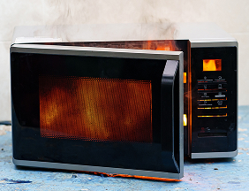 defective microwave